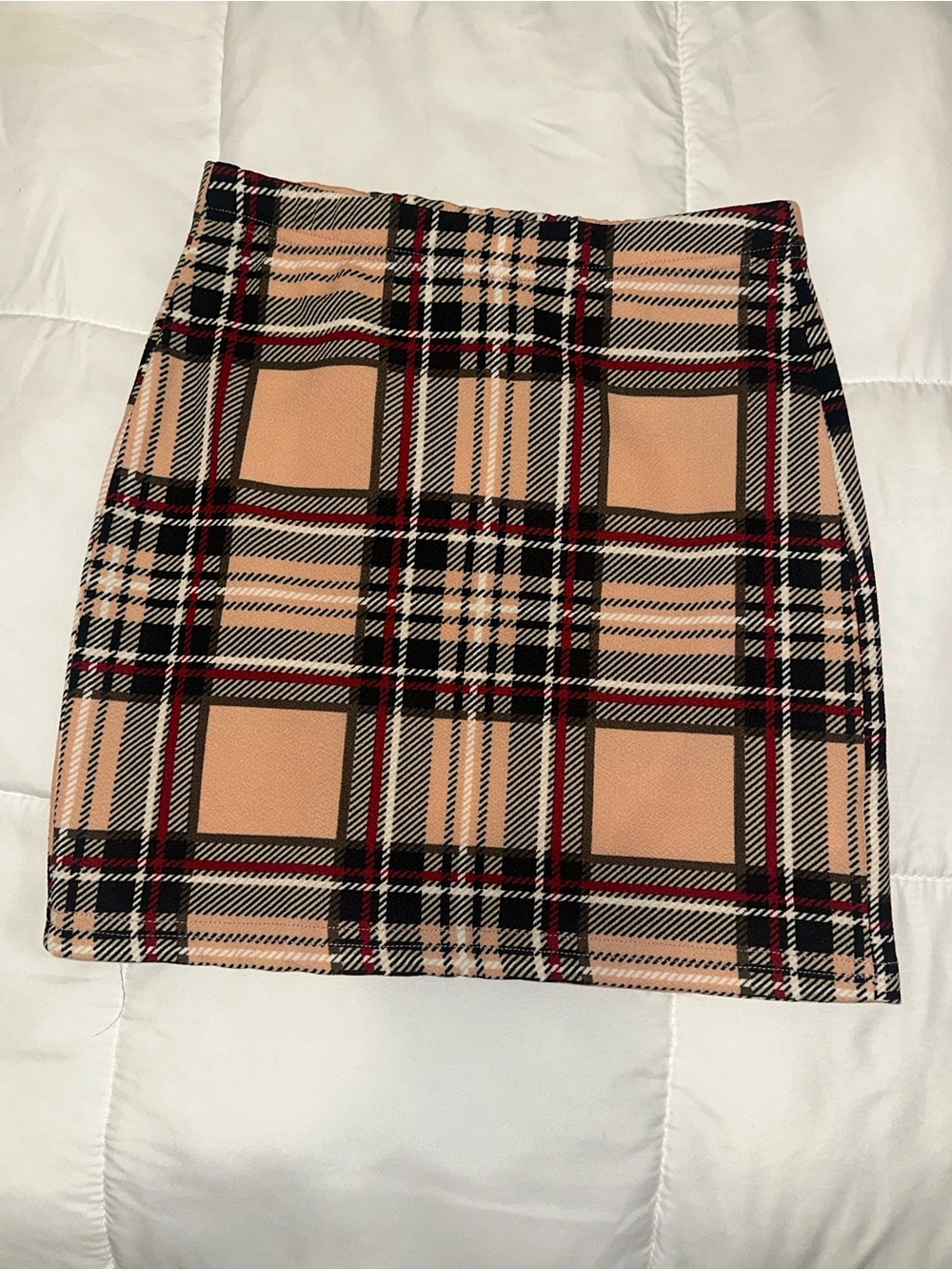 Plaid Mini Skirt